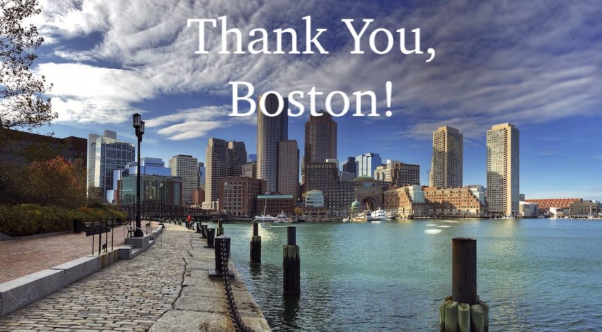 Best of Boston: We Love Serving This City; Thank You All!